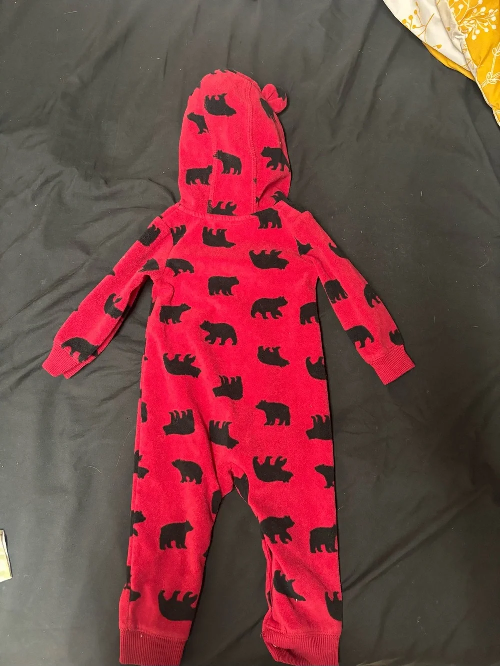 Carter's Red & Black Bear Hoodie with Assorted Dino Tops and Shorts